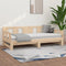 vidaXL - Slaapbank - uitschuifbaar - massief - grenenhout - 2x(80x200) - cm