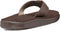 Teva M Voya Flip Leather - Heren Slippers - Bruin - Maat 46,5 (2023)