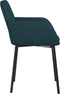 vidaXL - Eetkamerstoelen - 2 - st - fluweel - blauw