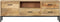 vidaXL - Tv-meubel - 130x30x45 - cm - massief - mangohout