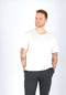 Schiesser M&R - Heren Pyjamashirt - Korte mouw R-Hals knoopsluiting - Wit - Maat XXL