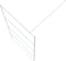 vidaXL - Inloopdouchewand - 100x195 - cm - transparant - ESG-glas - wit