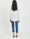 VILA VILUCY LS SHIRT - Doorknoop blouse - V-hals - M