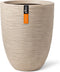 Capi Europe - Vaas Waste Rib NL - Breukbestendig - Terrazzo beige - Ø27 cm - 34x46 cm