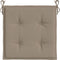 vidaXL - Tuinstoelkussens - 6 - st - 50x50x3 - cm - oxford - stof - taupe