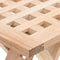 vidaXL - Opvouwbare - Salontafel - 33x33x40,5 - cm - Massief - Hout - Walnoot