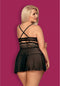 Obsessive Babydoll & String – Erotische Babydoll – Maat L/XL – Zwart