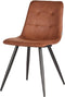 LABEL51 Eetkamerstoel Jay - Cognac - Microfiber