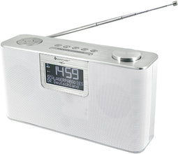 Soundmaster DAB700WE - Portable Radio - DAB+ FM Bluetooth USB micro-SD - Wit Zilver