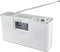 Soundmaster DAB700WE - Portable Radio - DAB+ FM Bluetooth USB micro-SD - Wit Zilver