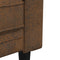 vidaXL Fauteuil Chesterfield-stijl stof bruin