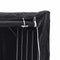 vidaXL - Haardhoutrek - met - regenhoes - 200,5x41x110,5 - cm - staal