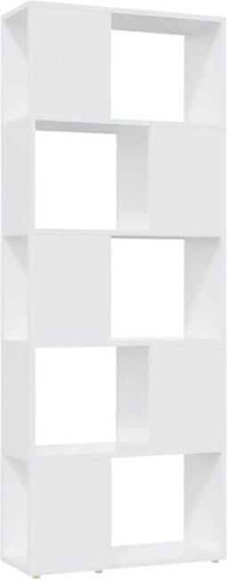 vidaXL-Boekenkast/kamerscherm-60x24x155-cm-spaanplaat-wit