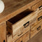 Dressoir Boaz 200 cm mango metaal - Naturel | mangohout - legplanken - hour - duurzaam