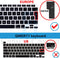 Lunso Geschikt voor MacBook Air 13 (M2/M3) / Air 15 (M2/M3) / Pro 14 / Pro 16 (M1/M2) - Keyboard Cover (EU) QWERTY indeling - Zwart