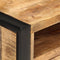vidaXL - Nachtkastje - 40x35x55 - cm - massief - mangohout