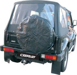 AutoStyle Universele reservewielhoes - Bescherming sportieve uitstraling - Geschikt voor 15''/16'' wielen - Zwart
