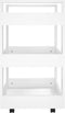 vidaXL - Keukentrolley - 60x45x80 - cm - bewerkt - hout - wit