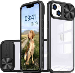 imoshion Hoesje Geschikt voor iPhone 14 Hoesje - imoshion Camslider Backcover - Zwart