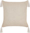 HAKONE - Set van 2 kussens - Lichtbeige - 42 x 42 cm - Polyester