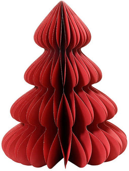 Decoris Kerstboom - Papier Ø 72 x 90 cm - Rood
