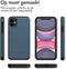 imoshion Hoesje Geschikt voor iPhone 11 Pro Hoesje - Ruimte voor 2 pasjes - imoshion Backcover met pasjeshouder - Donkerblauw