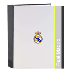 Real Madrid C.F. - Ringmap A4 27 x 33 x 6 cm - Wit