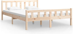 vidaXL - Bedframe - zonder - matras - massief - hout - 120x200 - cm