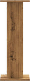 vidaXL - Speakerstandaards - 2 - st - 30x30x80 - cm - hout - artisanaal - eikenkleurig