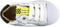 Shoesme sneakers - Witte sneaker met lichtgroen label en zwart detail - Kleur White Black
