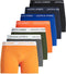 JACK & JONES JACKRIS - Heren Onderbroek 7-pack - 100% biologisch katoen - Zwart (7 stuks)