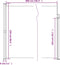 vidaXL - Windscherm - uittrekbaar - 220x600 - cm - beige