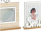 Fotolijsten Smile 2 fotos Zwart Bruin Hout MDF (6 Stuks) (40 x 27 x 6 cm)