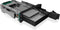 Icy Box IB-173SSK - 2fach Wechselrahmen voor SATA/SAS - 1x 2,5 + 1x 3,5 HDD - 5,25 inch