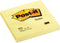 Memoblok 3M Post-it 654 76x76mm geel - 12 stuks