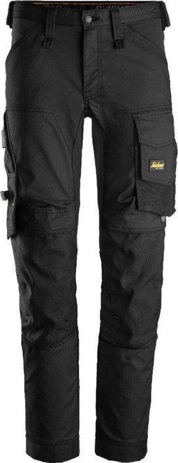 Snickers AllroundWork Stretch Werkbroek 6341 - Slim-fit - 2-weg stretch - Zwart - 44