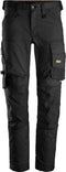 Snickers AllroundWork Stretch Werkbroek 6341 - Slim-fit - 2-weg stretch - Zwart - 44