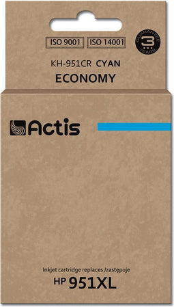 Actis KH-951CR inkt (vervanging HP 951XL CN046AE; Standaard; 25 ml; blauw)