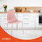 Alterego Feliz - Designer Stoel - Roze Binnen- & Buitenstoel - 52.5x48x88cm