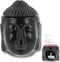Scentchips® Buddha Hoofd - Waxbrander - Geurbrander - Oliebrander - Wax Melts Brander - Aromabrander - Ook Geschikt Voor Essentiële Oliën - Geurolie - Waxmelts - Zwart