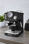 Swan Retro Espresso Koffiemachine - Pistonmachine - Koffiezetapparaat Bonen - Barista Koffie - Zwart