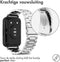 imoshion Bandje met Horlogeband inkorter - Geschikt voor Huawei Watch Fit 2 - imoshion Stalen band zonder installatiehulp - Zilver