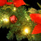 vidaXL - Kerstslinger - met - LED-lampjes - 2,7 - m - PVC - groen