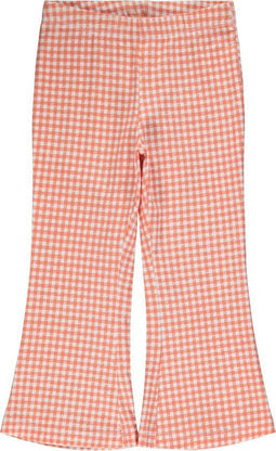 NAME IT MINI NMFDAMAR - Bootcut Legging - Groen/wit geruit (maat 98)