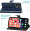 iMoshion Hoesje Geschikt voor iPhone 13 Pro Hoesje - iMoshion Luxe Bookcase - Donkerblauw