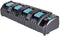 Makita DC18SF - Oplader 4 poorten - Laad 2 accu's tegelijk - Zwart