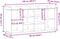 vidaXL - Schoenenbank - 102x32x50 - cm - bewerkt - hout - artisanaal - eikenkleur