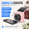Strex Digitale Camera 5K 75MP - Fototoestel - Compactcamera met Wifi - Vlog Camera - Fotocamera voor Kinderen - 18x Zoom - Draaibaar Scherm - Roze