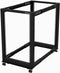 Startech.com 18U - Open frame rack - 4 stijlen verstelbare diepte - Zwart