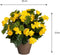 Mica Decorations Begonia - Kunstplant - Gele bloemen - 37 cm